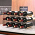3 Tier Wooden Wave Wine Rack