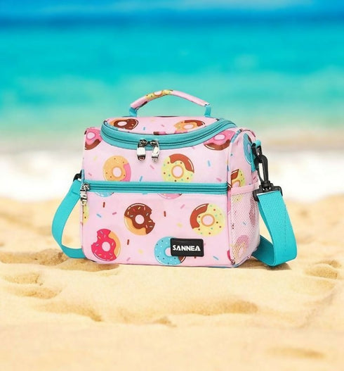 Thermal Insulated Tiffin Bags for Kids Two Layer - 5L - Doughnut