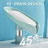 2 Pack Soap Holder Drain Water Soap Dish Leaf Shape Soap Box Shower Soap Drainer - Green