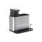 Stainless Steel Organiser With Soap Dispenser And Storage Compartment