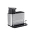 Stainless Steel Organiser With Soap Dispenser And Storage Compartment