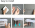 Ecoco 3 Cups Magnetic Toothbrush Holder Family Set Wall Mounted