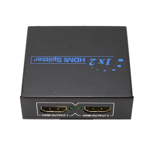 1 to 2 HDMI Splitter Adapter Converter for HDTV, 3D, TV, PC Computer Laptop - WooTech Online Shopping In SA