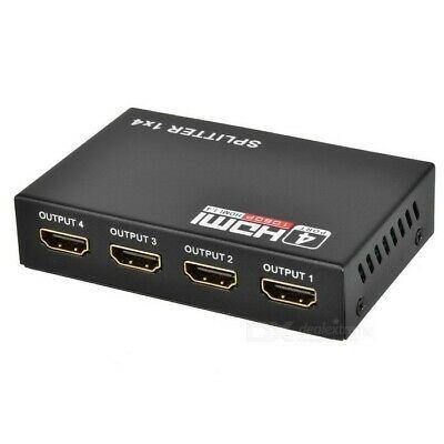 1 to 4 HDMI Splitter Adapter Converter for HDTV, 3D, TV, PC Computer Laptop - WooTech Online Shopping In SA