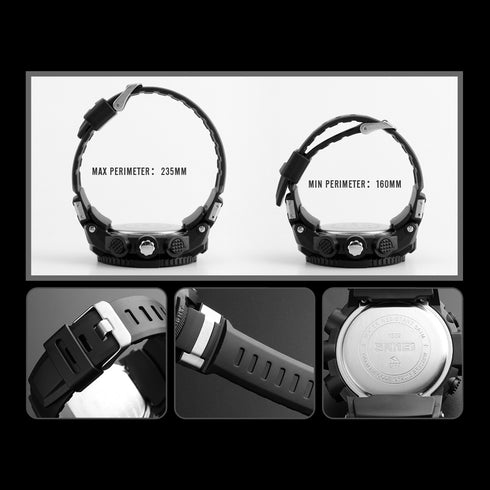 SKMEI 1332 Waterproof Alarm Bluetooth Sports Watch - WooTech Online Shopping