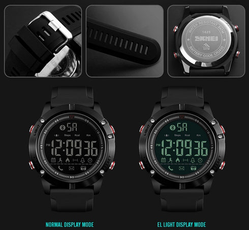 SKMEI 1425 Waterproof Alarm Bluetooth Sports Watch - WooTech Online Shopping