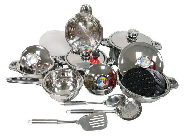 19 Piece Chukbok Cookware Set - WooTech Online Shopping In SA