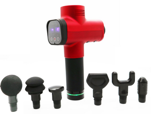 30 Speed Levels Deep Tissue Muscle Massage Gun with 6 Heads