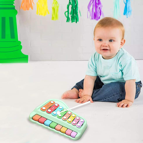 2 in 1 Piano Xylophone Musical Educational Toy For Kids - WooTech Online Shopping In SA