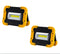 2 Piece 5V USB Rechargeable LED Outdoor Flood Light AB-Z999 - WooTech Online Shopping In SA