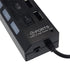 7 Ports LED USB 2.0 Hub Power on/off Switch For PC,Laptop Black - WooTech Online Shopping