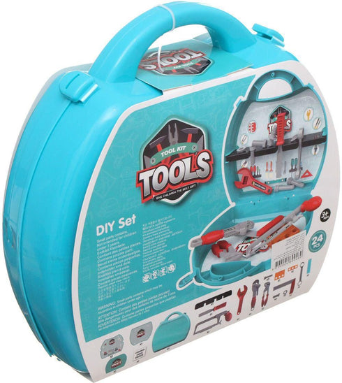 24 Pcs Tool Kit Suitcase for Kids - WooTech Online Shopping In SA