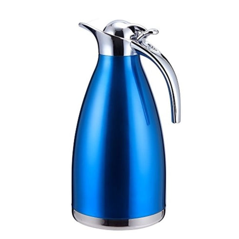 2L Stainless Steel Thermos Flask - Blue - WooTech Online Shopping In SA