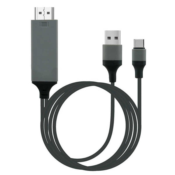 2M Type C Cable Android Phone to TV Adapter USB C HDTV Video Link For Dell ASUS Samsung S21 S20 S9 S10 Plus Note 20 for Huawei - WooTech Online Shopping In SA