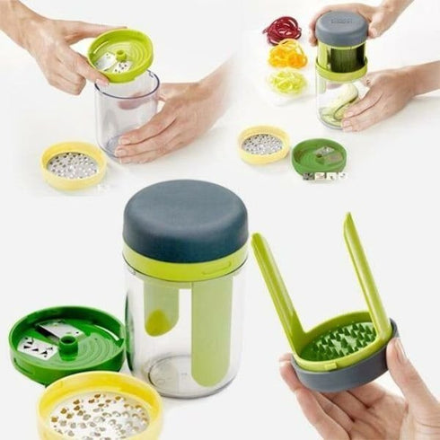 3-In-1 Rotary Veggie Cutter - WooTech Online Shopping In SA