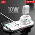 3 In 1 Wireless Fast Charger for iPhone, Apple Watch, AirPods - WooTech Online Shopping In SA