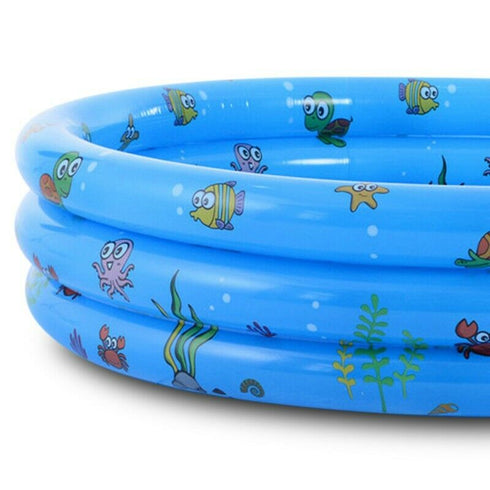 3 Ring Inflatable Pool - 150Cm (Blue) - WooTech Online Shopping In SA