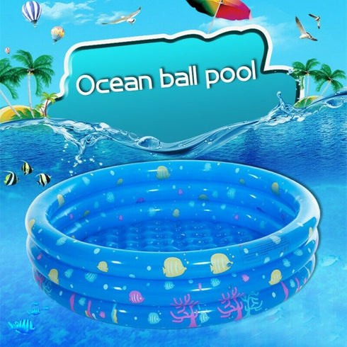 3 Ring Inflatable Pool - 150Cm (Blue) - WooTech Online Shopping In SA