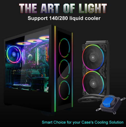 120mm RGB Cooling Fan Kit - 3 Fans