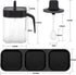 3PCs Glass Spice Jar Set With Spoons & Lids - WooTech Online Shopping In SA