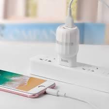 Hoco 12W Wall charger Wisdom EU dual USB charging adapter c41a - WooTech Online Shopping