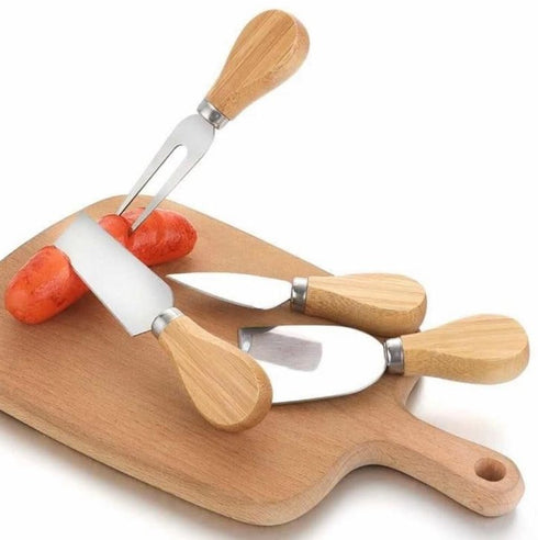 4 Piece Cheese Knife Set - WooTech Online Shopping In SA