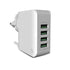 4 USB Identify Automatically 4.4A Charger - White - WooTech Online Shopping In SA