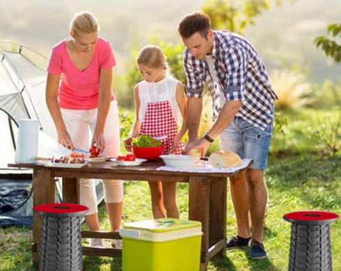 Portable Telescopic Folding Extension Stool