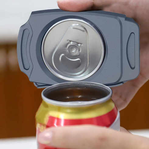 Multifunctional Portable Can Opener Grey
