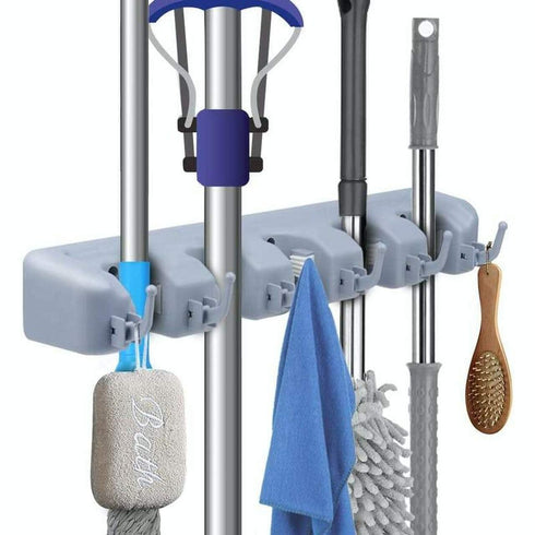 5 Compartment Broom Holder - WooTech Online Shopping In SA