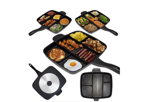 5 in 1 Magic Non-Stick Frying Pan - WooTech Online Shopping In SA