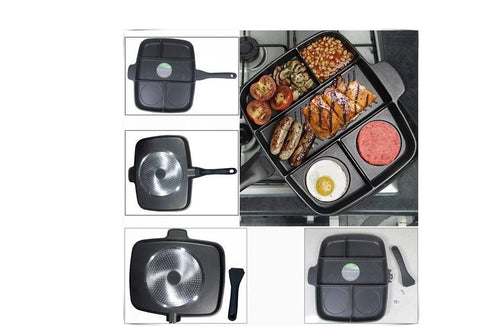 5 in 1 Magic Non-Stick Frying Pan - WooTech Online Shopping In SA
