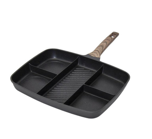 5 in 1 Non Stick Rectangular Frying Pan - WooTech Online Shopping In SA