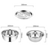 3 Pieces Stainless Steel Multifunction Grater Strainer - 28 Cm