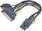 6 Pin PCIe to Dual SATA Power Cable, 2X SATA to 6 Pin PCIe - WooTech Online Shopping In SA