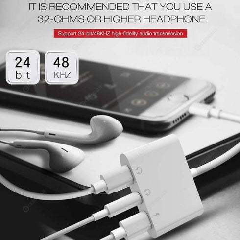 Andowl 3in1 smart adapter charging and listening to songs - Q-A190 - WooTech Online Shopping