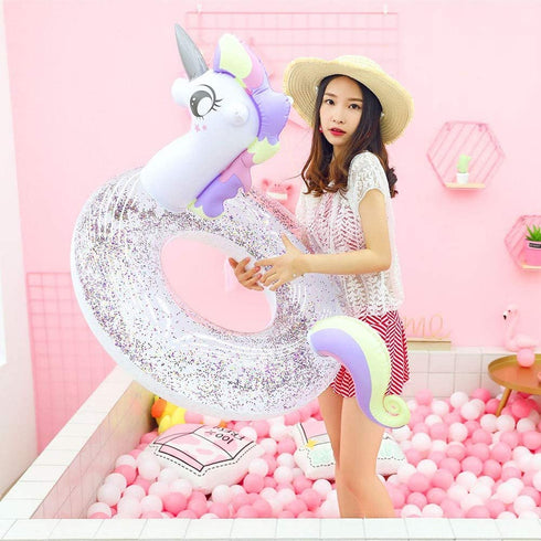 Unicorn Swimming Ring - 120Cm