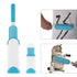 Reusable Pet Fur Remover With Self Cleaning Base - Blue