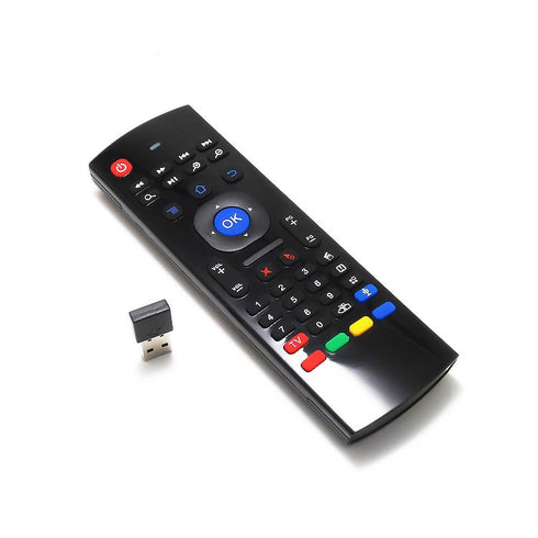 Wireless Air Mouse Keyboard Remote For TV , Ps , Pc , Media Player - WooTech Online Shopping