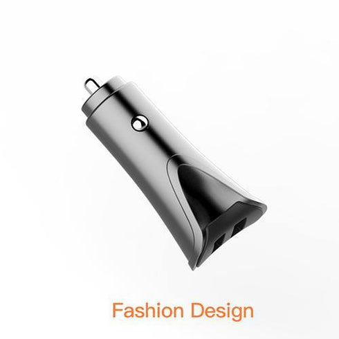 Moxom fast car charger with cable kc-12 black - WooTech Online Shopping