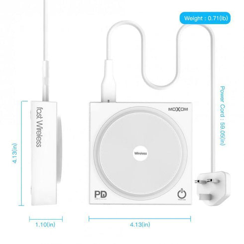 Wireless fast Charger For Iphone 12 /11 / X & Samsung & Huawei Phone - WooTech Online Shopping