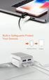Moxom Smart IC 4 USB Port AUTO ID 4.4A Wall phone Charger Kh-40y - WooTech Online Shopping