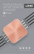 Ldnio A8101 - 8 USB Port Charger - For Mobile Phone Quick Charge 3.0 - Rose Gold - WooTech Online Shopping