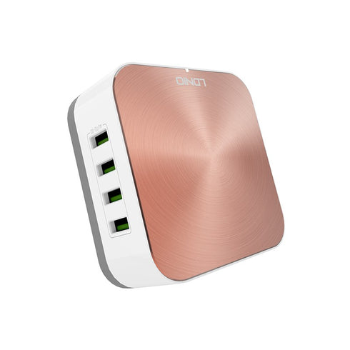 Ldnio A8101 - 8 USB Port Charger - For Mobile Phone Quick Charge 3.0 - Rose Gold - WooTech Online Shopping