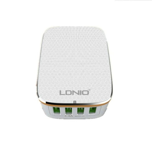 LDNIO 4 Port Travel Charger - White (A4404) - WooTech Online Shopping