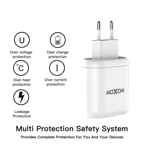 Quick PD charge 3.0 fast charger Type- C adapter charger adapter Pd-08 - white - WooTech Online Shopping