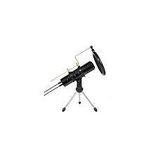 Andowl Mini Microphone With Pop Filter Shockproof Desktop Stand PS-3 - WooTech Online Shopping