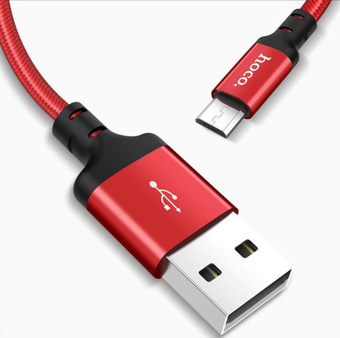 Hoco high speed micro charging cable for samsung and other phone - x14 - 2 Meter - WooTech Online Shopping