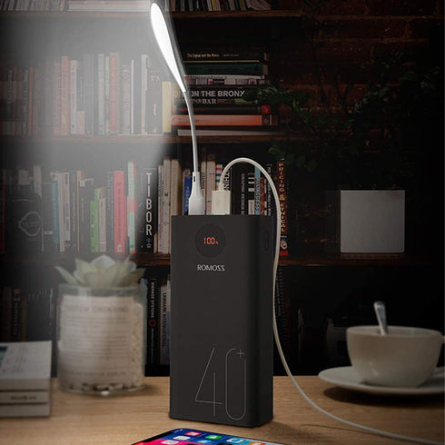 Romoss Powerbank 40000MAH POWER BANK 18W PD USB C Fast Charge Battery Bank