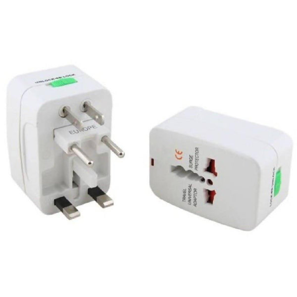 Andowl all in one universal travel adaptor - rectangle - WooTech Online Shopping